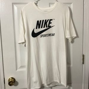White Nike Tee